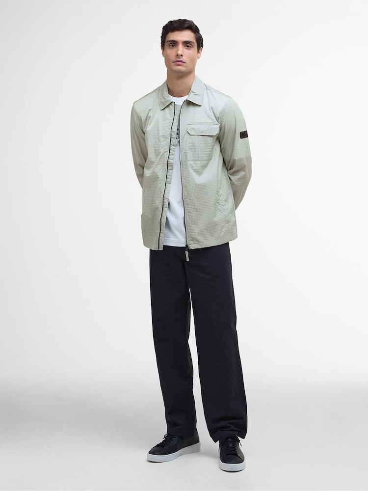 Barbour® International Grey Rosso Ripstop Overshirt - Image 2 of 7