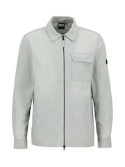Barbour® International Grey Rosso Ripstop Overshirt - Image 7 of 7