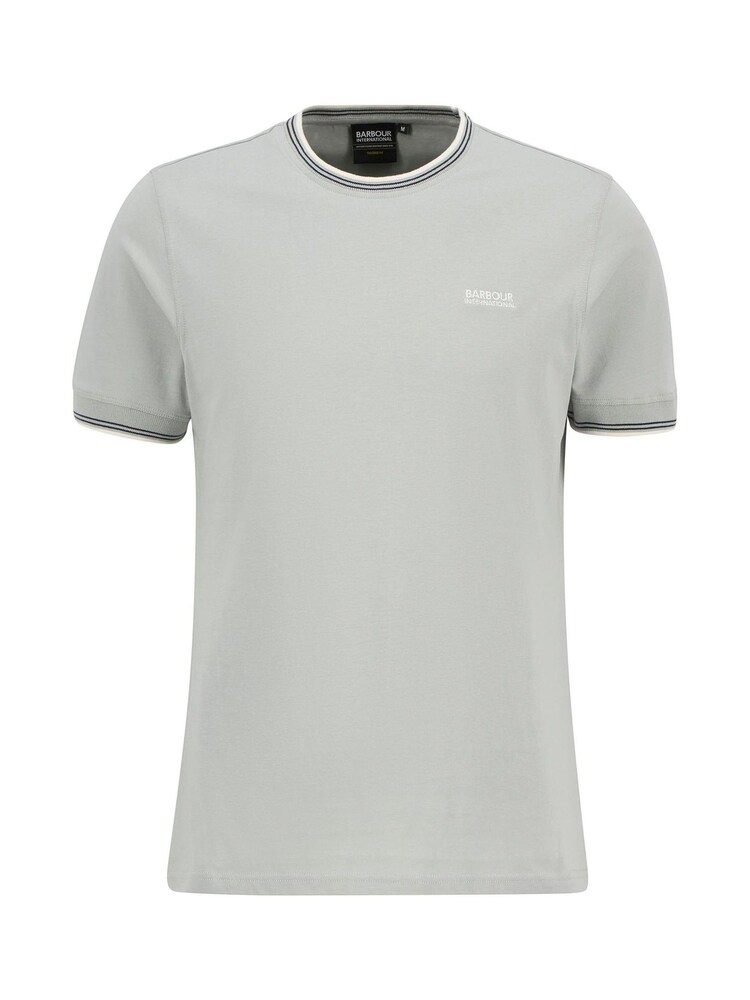 Barbour® International Grey Ethan Tipped T-Shirt - Image 6 of 6 Barbour® International Grey Ethan Tipped T-Shirt - Image 6 of 6