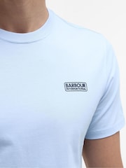 Barbour® International Blue Barbour® International Small Orange Logo T-Shirt - Image 5 of 6