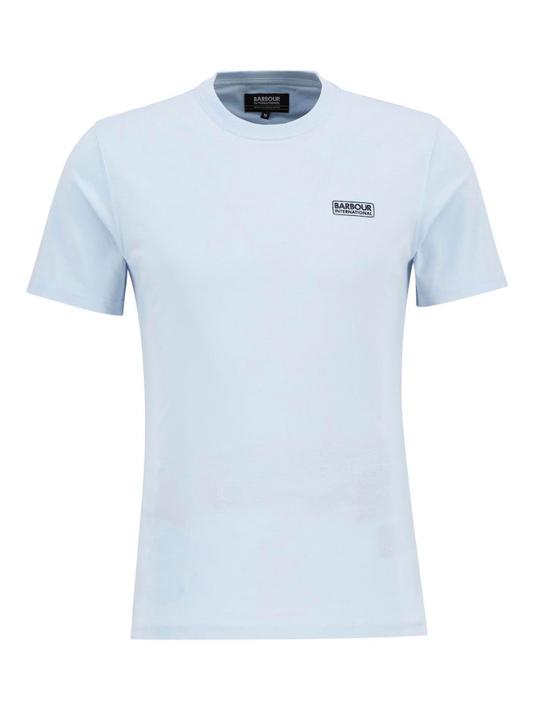 Barbour® International Blue Barbour® International Small Orange Logo T-Shirt - Image 6 of 6 Barbour® International Blue Barbour® International Small Orange Logo T-Shirt - Image 6 of 6