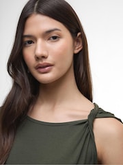 Barbour® International Blue Felicity Midi Dress - Image 4 of 6