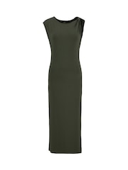 Barbour® International Blue Felicity Midi Dress - Image 6 of 6