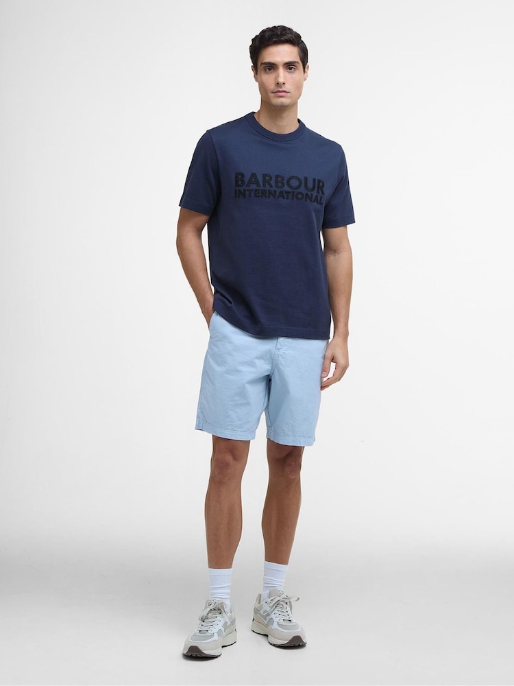 Barbour® International Blue Adey Shorts - Image 2 of 6 Barbour® International Blue Adey Shorts - Image 2 of 6