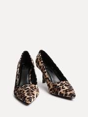 Linzi Animal Wide Fit Aim Closed Court Stiletto Heels - Image 3 of 5