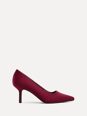 Linzi Red Wide Fit Aim Closed Court Stiletto Heels - Image 3 of 6