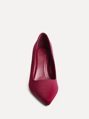 Linzi Red Wide Fit Aim Closed Court Stiletto Heels - Image 5 of 6