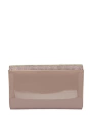 Lotus Pink Clutch Bag with Chain - Image 2 of 4