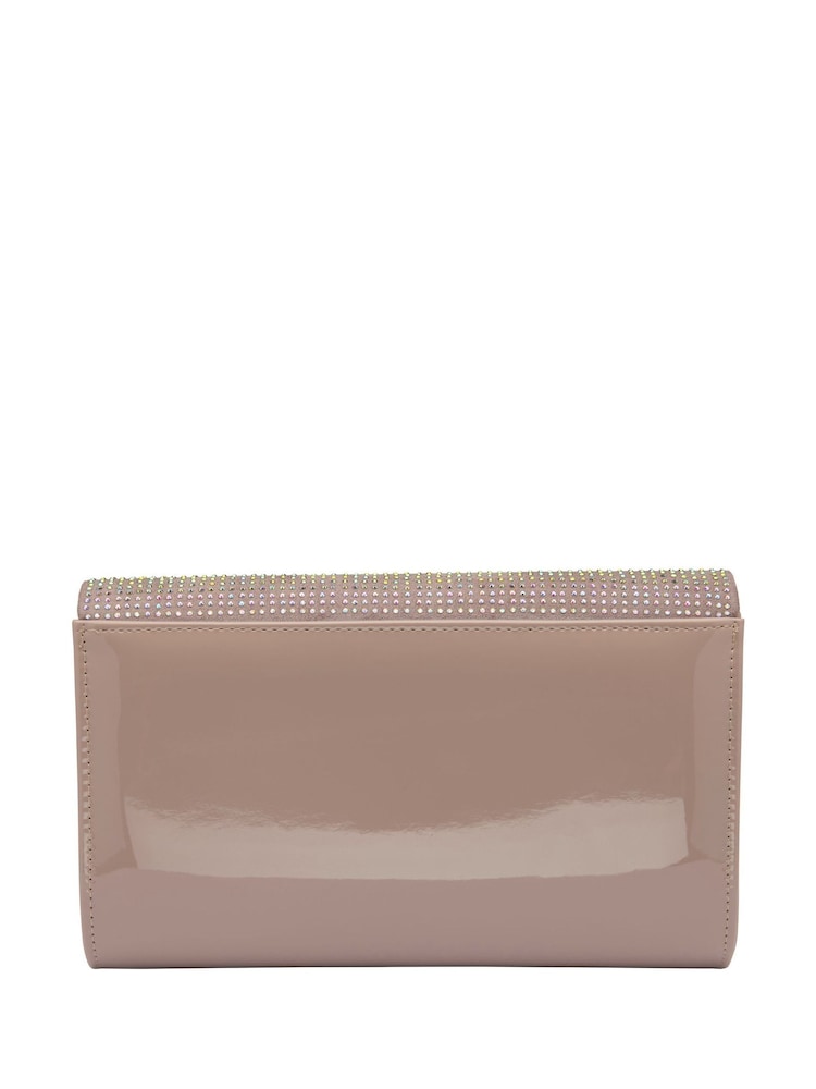 Lotus Pink Clutch Bag with Chain - Image 2 of 4