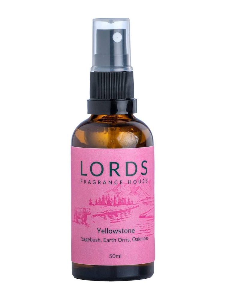Lords Fragrance House Yellowstone Room Linen Spray 50ml - Image 1 of 4