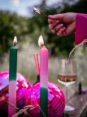 Lords Fragrance House LORDS X Colour Emporium Tapered Scented Yellowstone Dinner Candles Set of 4 - Image 2 of 5