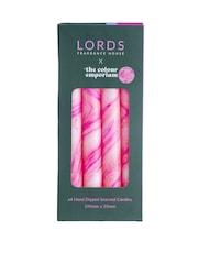 Lords Fragrance House LORDS X Colour Emporium Tapered Scented Monteverde Dinner Candles Set of 4 - Image 1 of 5