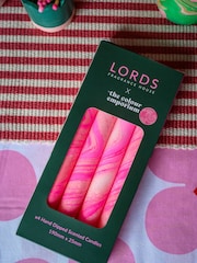 Lords Fragrance House LORDS X Colour Emporium Tapered Scented Monteverde Dinner Candles Set of 4 - Image 2 of 5