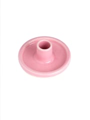 Lords Fragrance House Pink Ceramic Taper Candle Holder - Image 1 of 3