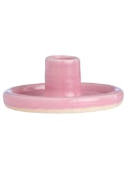 Lords Fragrance House Pink Ceramic Taper Candle Holder - Image 2 of 3