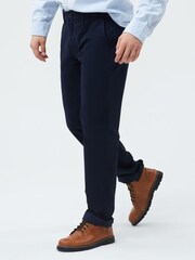 Gap Navy Blue Essential Chinos in Straight Fit with - Image 4 of 9