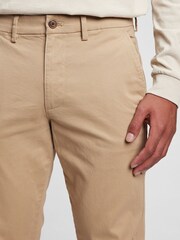 Gap Beige Essential Chinos in Straight Fit with - Image 4 of 6