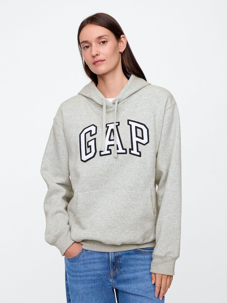 Gap Grey Logo Hoodie - Image 1 of 5 Gap Grey Logo Hoodie - Image 1 of 5