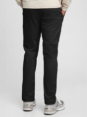 Gap Onyx Black Essential Chinos in Straight Fit with - Image 2 of 9