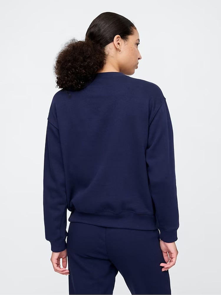 Gap Blue Logo Fleece Jumper - Image 2 of 7