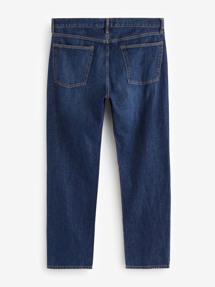 Gap Dark Wash Blue Straight Fit Stretch Jeans - Image 2 of 3