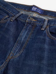 Gap Dark Wash Blue Straight Fit Stretch Jeans - Image 3 of 3