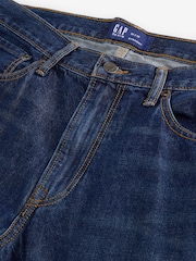 Gap Dark Wash Blue Straight Fit Stretch Jeans - Image 5 of 5
