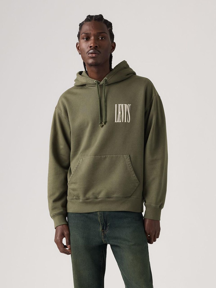 Levi's® Stretched Serif Relaxed Graphic Pullover Hoodie - Image 1 of 6