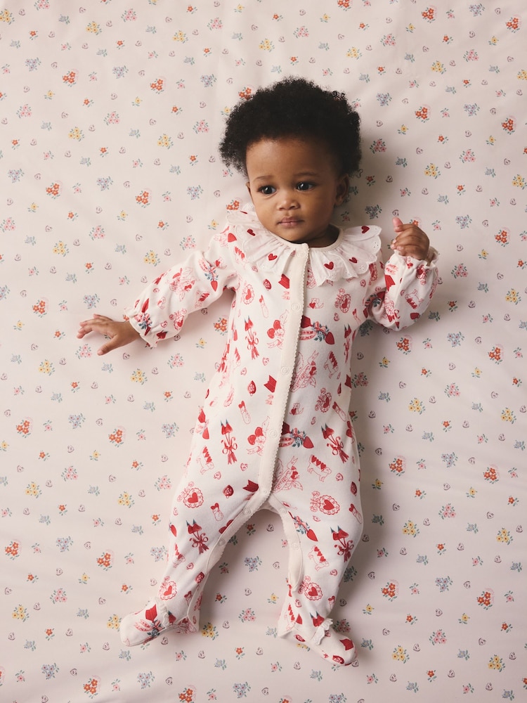 Crema - Cath Kidston Baby Sleepsuit - Imagen 1 de 12