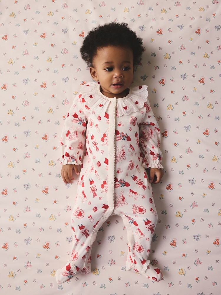 Crema - Cath Kidston Baby Sleepsuit - Imagen 2 de 12