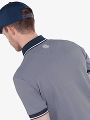 Galvin Green Blue Miller Breathable Short Sleeve Golf Polo Shirt - Image 5 of 8