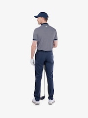 Galvin Green Blue Miller Breathable Short Sleeve Golf Polo Shirt - Image 6 of 8