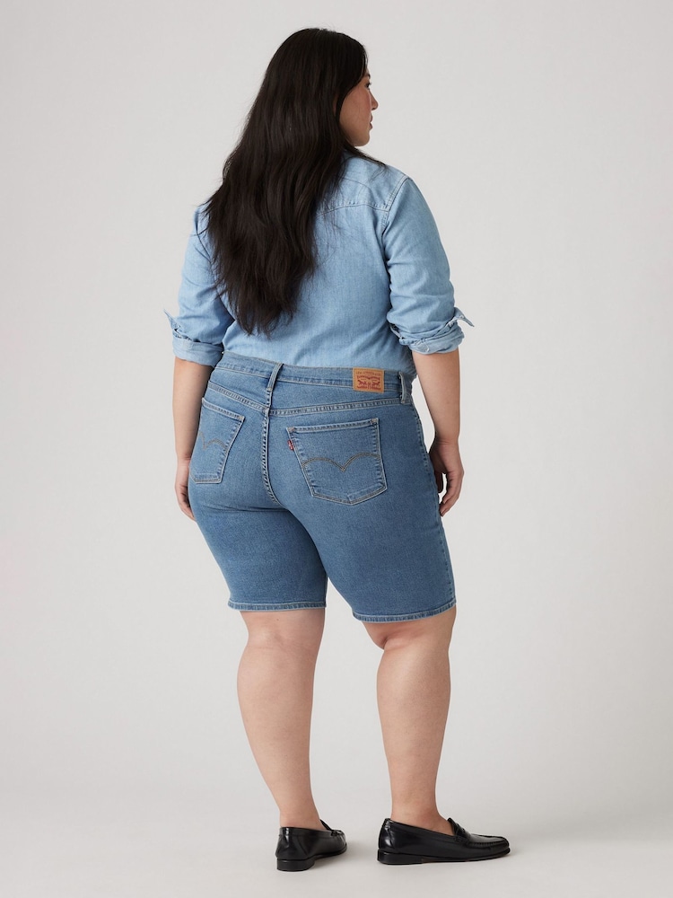 Levi's Camp Denim Shaping Bermuda Shorts - Image 2 of 5