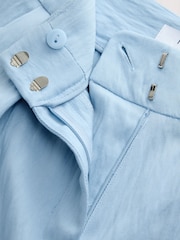 Light Blue Wide Leg Trousers - Image 8 of 8