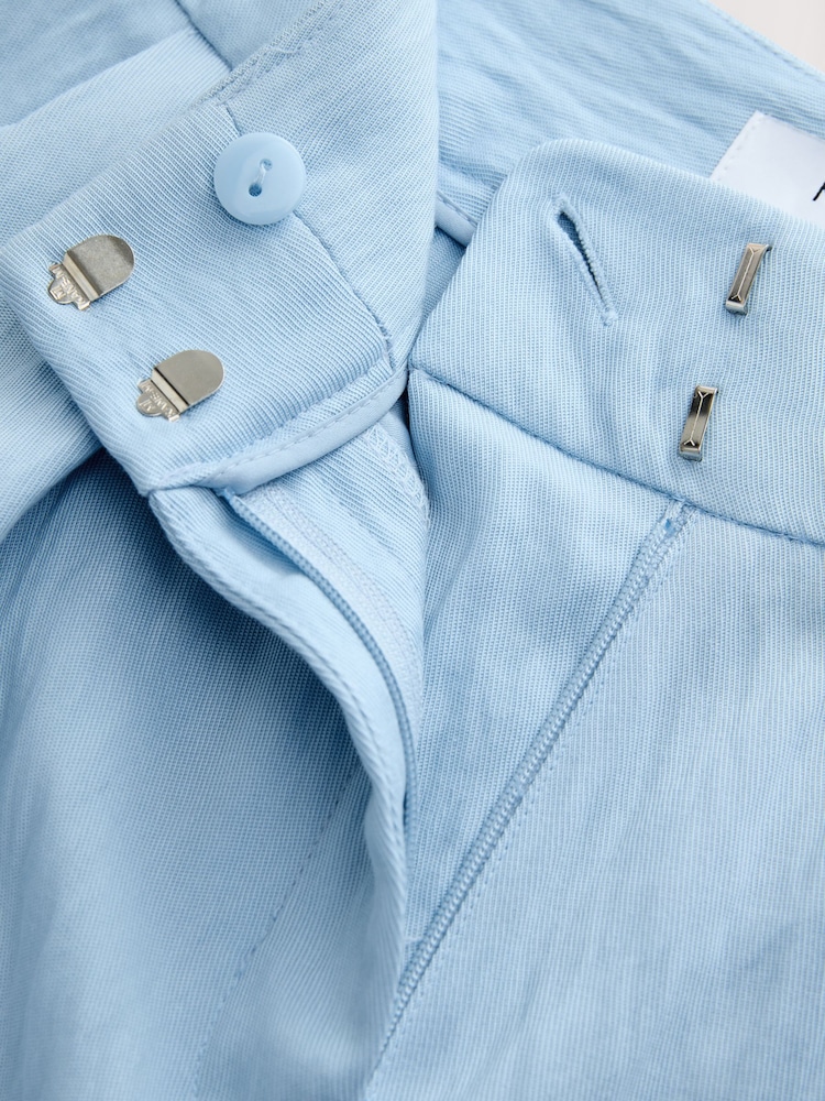 Light Blue Wide Leg Trousers - Image 8 of 8 Light Blue Wide Leg Trousers - Image 8 of 8