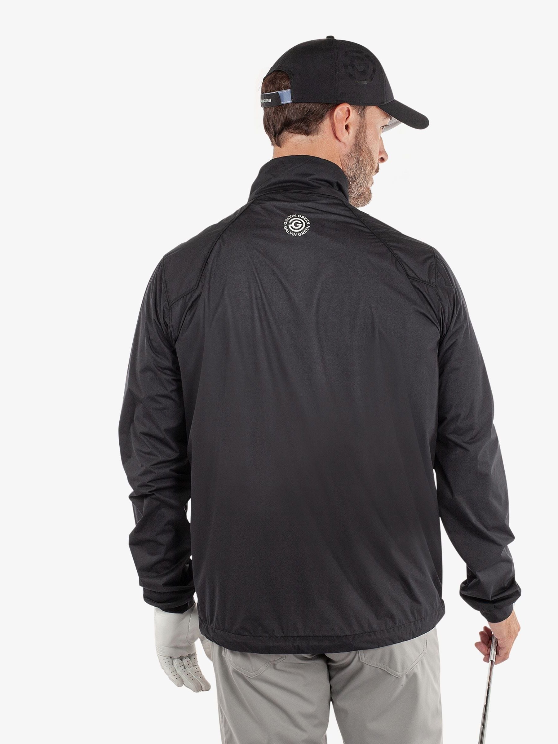 Buy Galvin Green Black Larry Windproof Water Repellent Golf Jacket