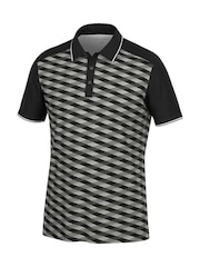 Galvin Green Black Marlon Breathable Short Sleeve Golf Polo Shirt - Image 7 of 8