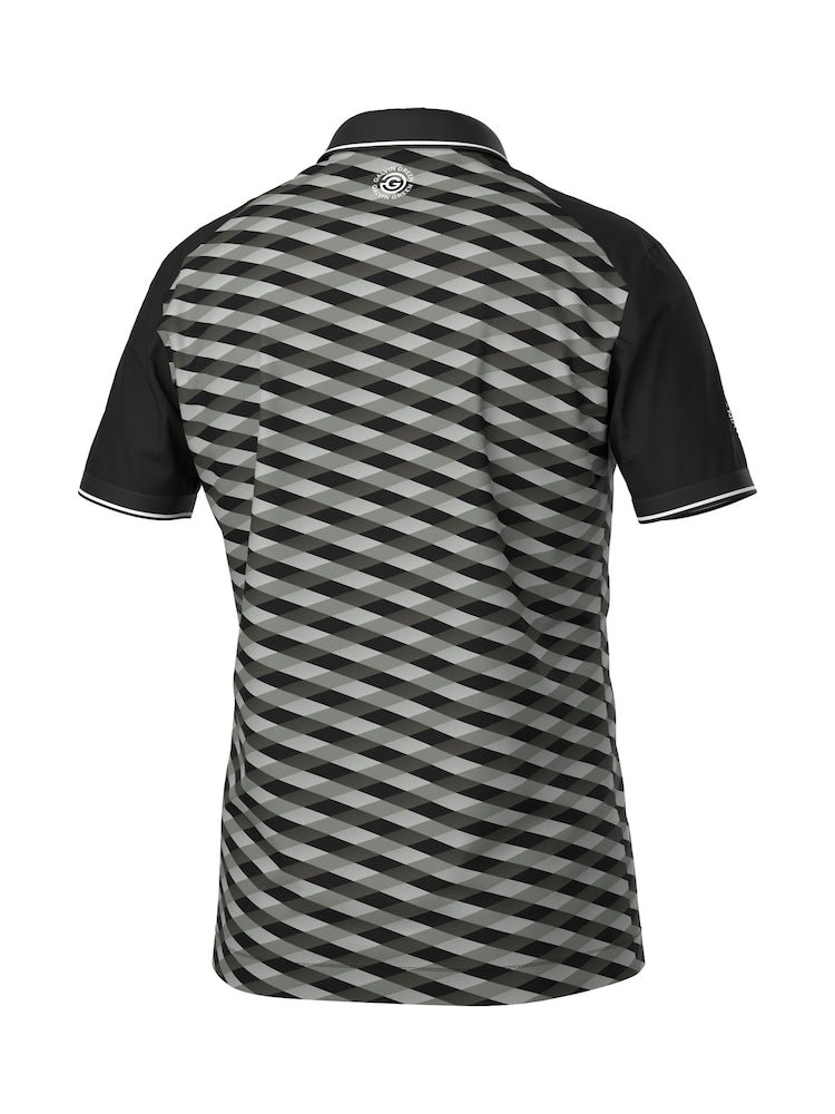 Galvin Green Black Marlon Breathable Short Sleeve Golf Polo Shirt - Image 8 of 8
