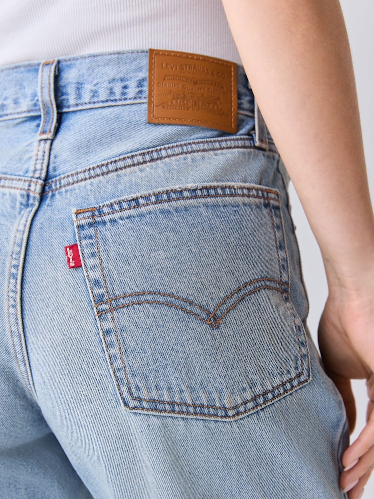 Levi's Mid Blue Denim Loose Bootcut Jeans - Image 7 of 7