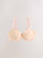 Schwarz/Weiß/Pastellrosa Nude - Ultimate Comfort-BHs aus Baumwollmischung im 3er-Pack, DD+ - Bild 4 von 11