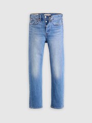 Levi's Mid Blue Denim Wedgie Straight Jeans - Image 4 of 4