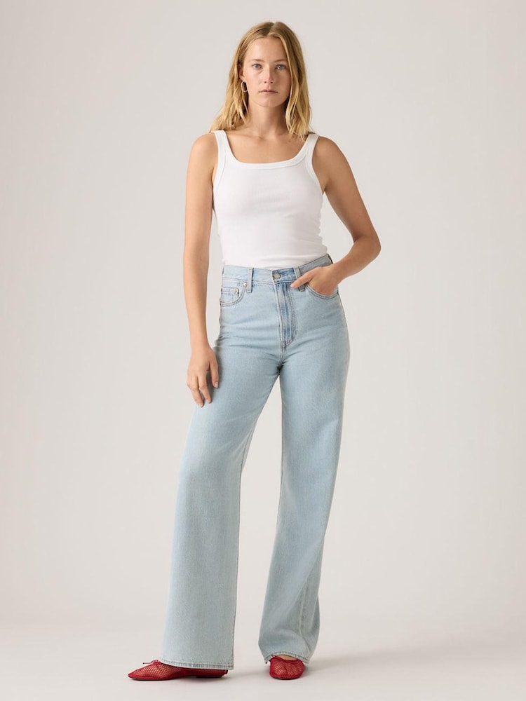 Levi's® Of Course Stone Ribcage Wide Leg Jeans - Image 1 of 5 Levi's® Of Course Stone Ribcage Wide Leg Jeans - Image 1 of 5
