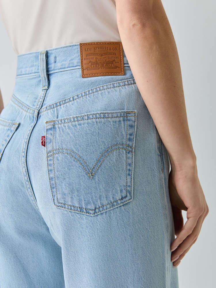 Φυσικά, Απαλό γκρι Μπλε - ® Levi'sΤζιν με φαρδύ πόδι με ραβδώσεις - Εικόνα 9 του 9