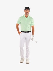Galvin Green White Miller Breathable Short Sleeve Golf Polo Shirt - Image 2 of 6