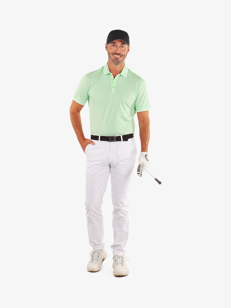 Galvin Green White Miller Breathable Short Sleeve Golf Polo Shirt - Image 2 of 6 Galvin Green White Miller Breathable Short Sleeve Golf Polo Shirt - Image 2 of 6