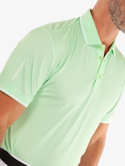 Galvin Green White Miller Breathable Short Sleeve Golf Polo Shirt - Image 3 of 6