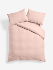 Pink Bow Textured Print Duvet Cover and Pillowcase Set - Image 4 of 5