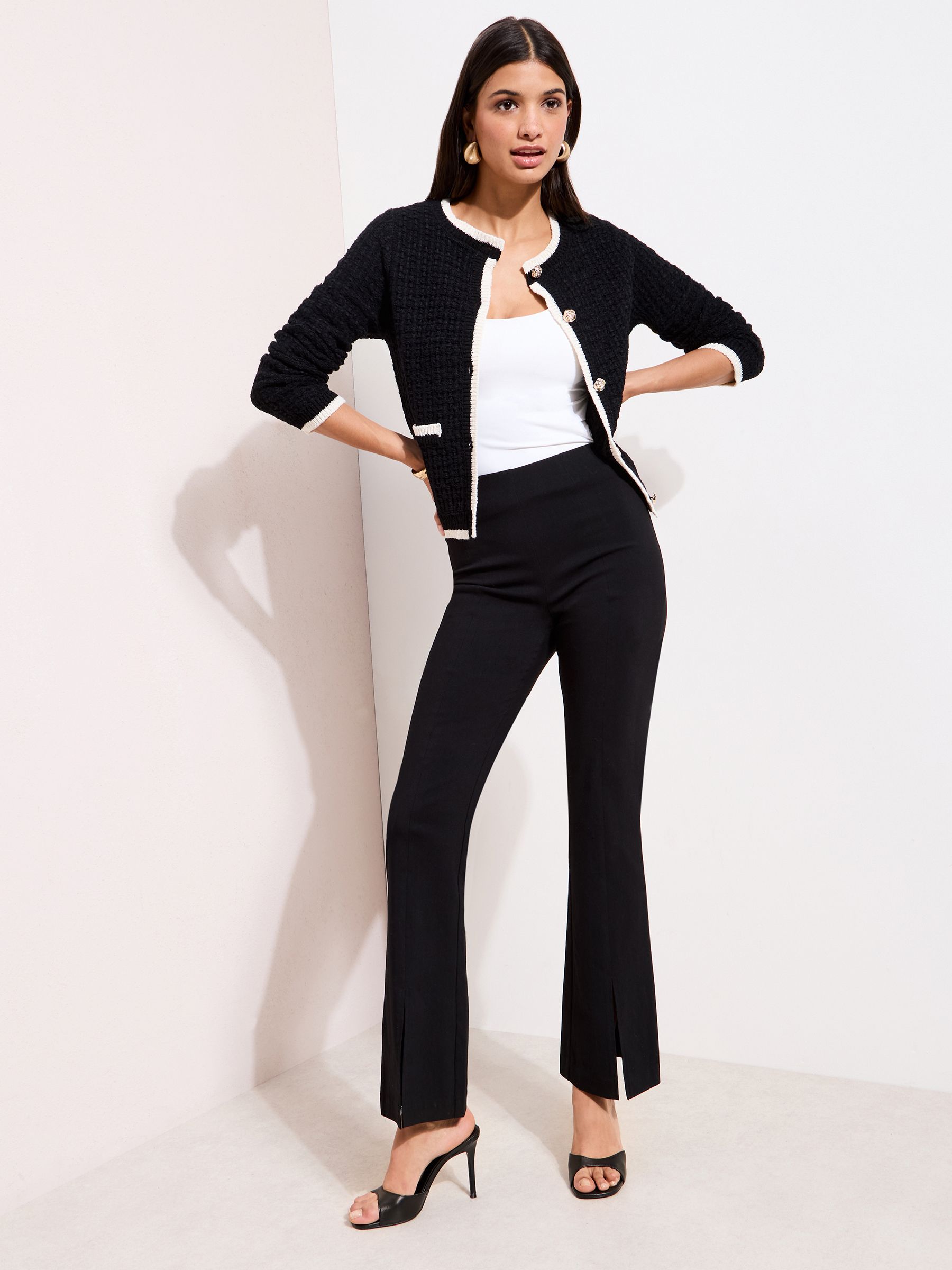 Buy Friends Like These Black Boucle Cardigan from Next Hungary