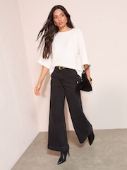 Friends Like These Cream Knitted Top - Image 3 of 5