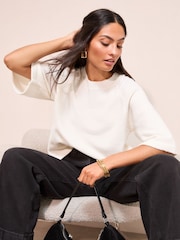 Friends Like These Cream Knitted Top - Image 4 of 5